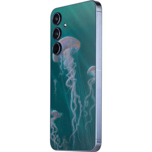 Blue Jellyfish by Vincent Hie Galaxy A36 5G Skin
